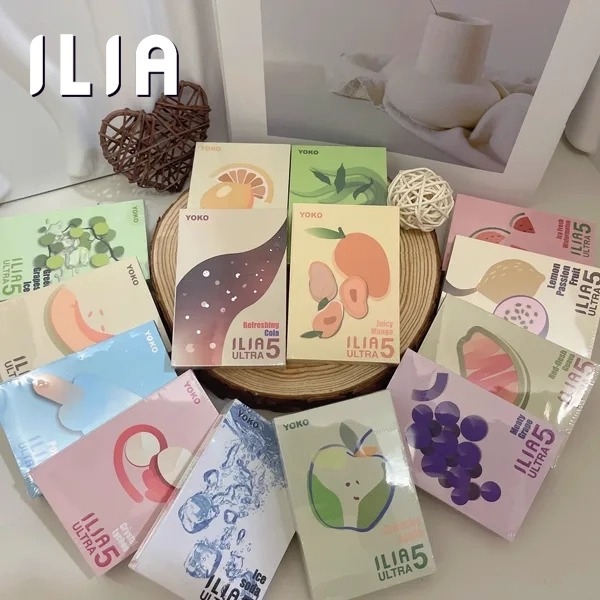 ILIA五代煙彈丨哩亞Ultra5霧化彈丨24種口味丨3顆裝丨買4盒送主機